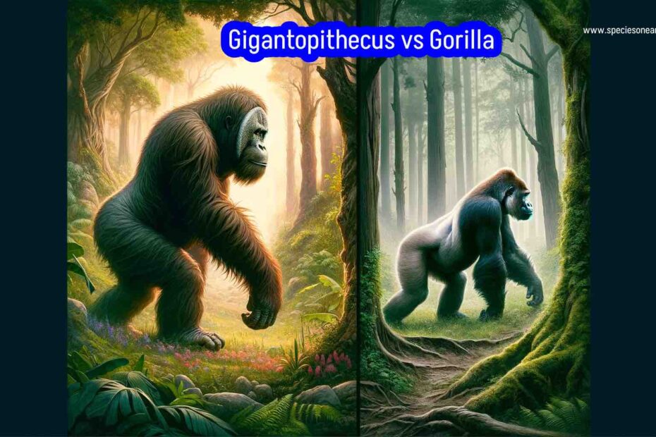 Gigantopithecus vs Gorilla